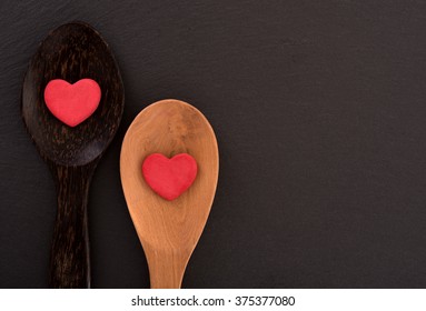 Two Spoons With Hearts