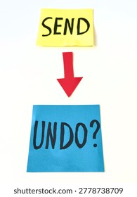 Two sticky notes show 
