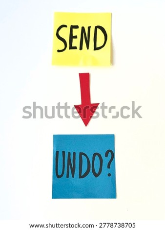 Two sticky notes show 