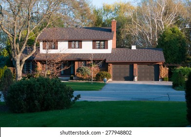 Two Story Two Car Garage House