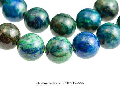 polished azurite malachite