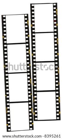 Two strips of 35mm film.  Add your own images, makes a great border.