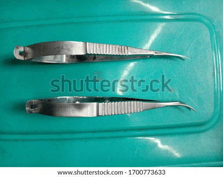 Two Surgical Vannas Spring Scissors