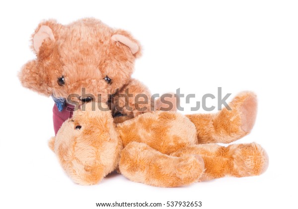 teddy bears kissing
