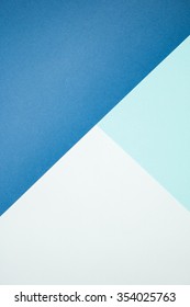 Two Tone Of Blue Paper Background.