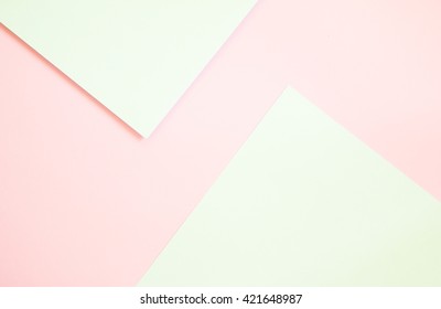 Two Tone Of Soft Pink And Blue  Paper Background.