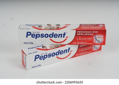 Two Toothpastes Stacked In A Pepsodent Brand Packaging