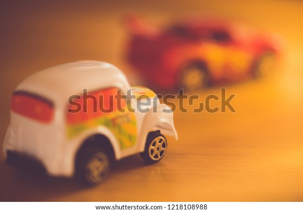 two toy cars