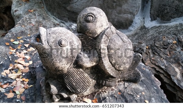 Two Turtle Statue Garden Decoration Stock Photo Edit Now 651207343