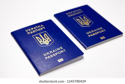 100 Dollars Banknote Inside Ukrainian Passport Stock Photo (Edit Now ...