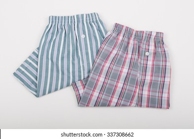 Two Underwear Shorts Bent On White Stock Photo (Edit Now) 337308662