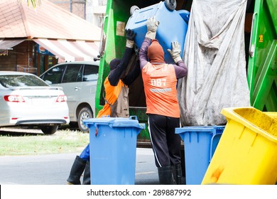 Two Urban Workers Municipal Recycling Garbage Stock Photo (edit Now 