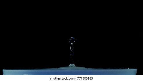 Two Water Drops Almost Hit