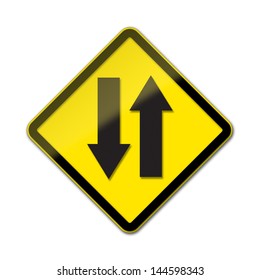 two way traffic sign mutcd