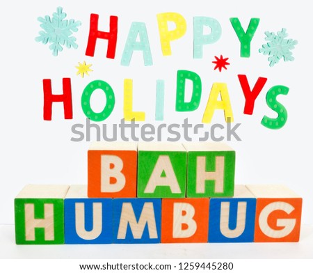 Two ways of looking at the holiday.