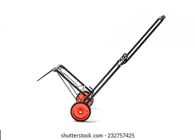 Two Wheel Hand Truck - Dolly Isolated On White Background.