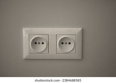 two white electrical outlet in the house