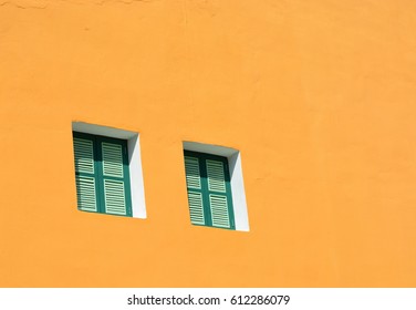  two window on the wall