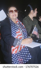 Two Women At Citizenship Ceremony, Los Angeles, California