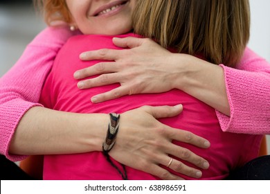 Two Women Are Hugging