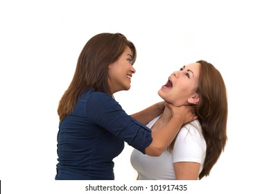 Two women's are fighting