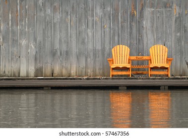 Two Wooden Chairs