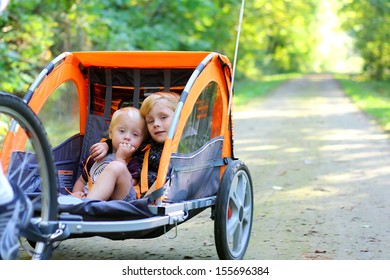 tow behind bike child carrier