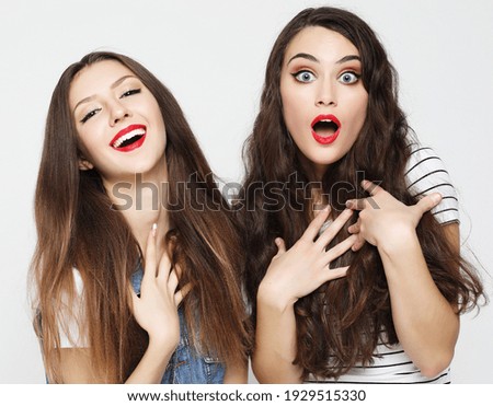 Similar – Image, Stock Photo Best friends.