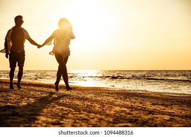 Two Young Lovers On Beach Summer Stock Photo 1094488316 | Shutterstock