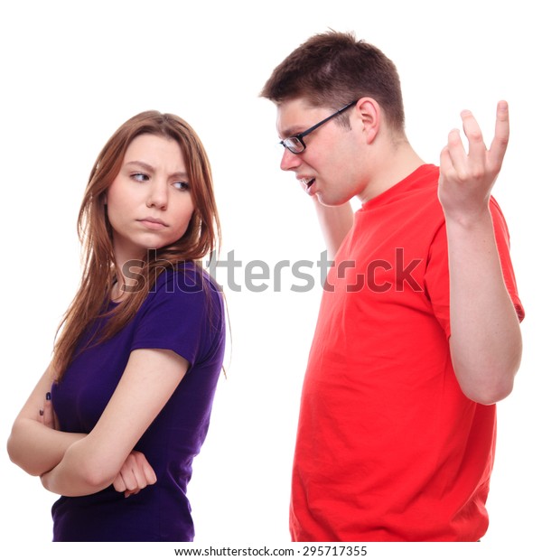 Two Young People Arguing Stock Photo 295717355 | Shutterstock