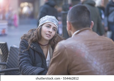 Two young people with long standing relationship want to break. Couple breaks up - Powered by Shutterstock