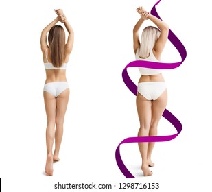 Girl Figure Measurement Thick Stock Photos Images