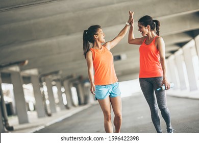 5,893 Two women high five Images, Stock Photos & Vectors | Shutterstock