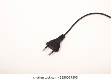 a two-prong plug on a white background