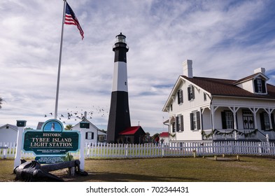 Tybee Island Light House In Coastal Georgia