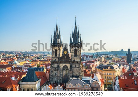 Tyn Church in Prague, Czech Republic
