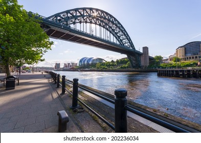 Tyne Bridge At Newcastle Upon Tyne. UK