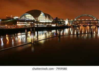 Tyne Bridge And The Sage Gateshead