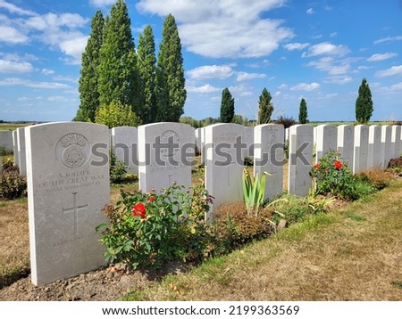 Tyne Cot Commonwealth War Graves Cemetery and Memorial to the Missing is a burial ground for the dead of the First World War in the Ypres Salient on the Western Front.