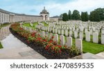 Tyne Cot World War One Cemetery near Ypres in Belgium.