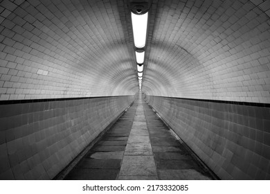 Tyne Pedestrian Tunnel below the River Tyne, North Tyneside, England, UK