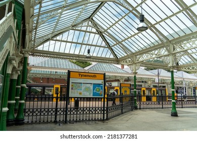 Tynemouth, UK: July 21st, 2022: Tynemouth Station, On The Tyne And Wear Metro.