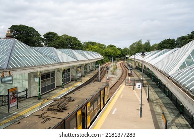 Tynemouth, UK: July 21st, 2022: Tynemouth Station, On The Tyne And Wear Metro.