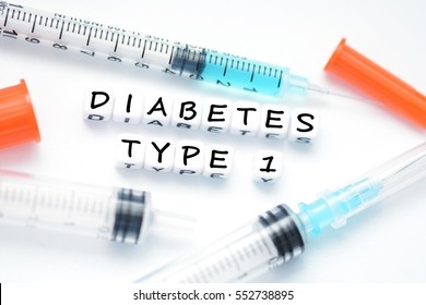 Type 1 Diabetes Concept Suggested By Insulin Syringe