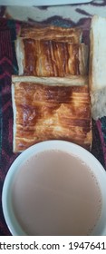 A Type Of Baked Bread In Kashmir With Noon Chai