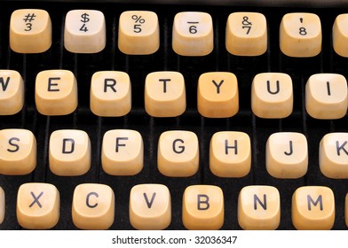 type writer keys