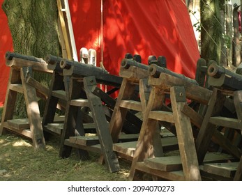 Types of medieval firearms, an early prototype of later cannons; these types of firearms were called 