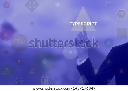 TYPESCRIPT - technology and business concept