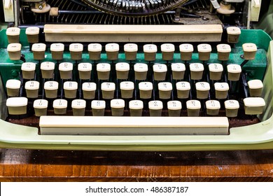 Typewriter keyboard - Shutterstock ID 486387187