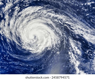 Typhoon Kilo 03C in the western Pacific Ocean. Typhoon Kilo 03C in the western Pacific Ocean. Elements of this image furnished by NASA. - Powered by Shutterstock